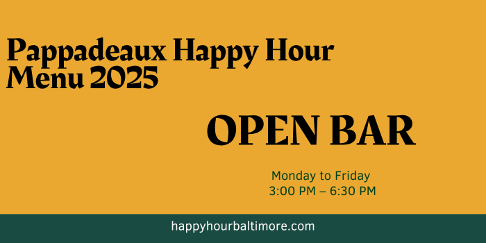 pappadeaux happy hour