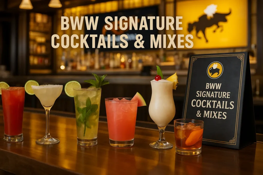 BWW Signature Cocktails & Mixes