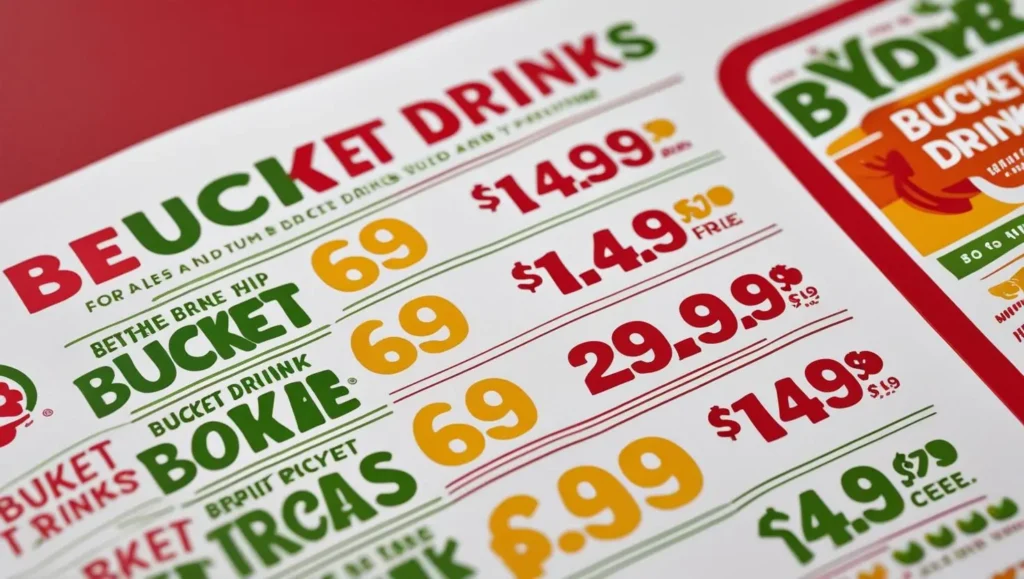 Applebee’s Bucket Drinks Cost