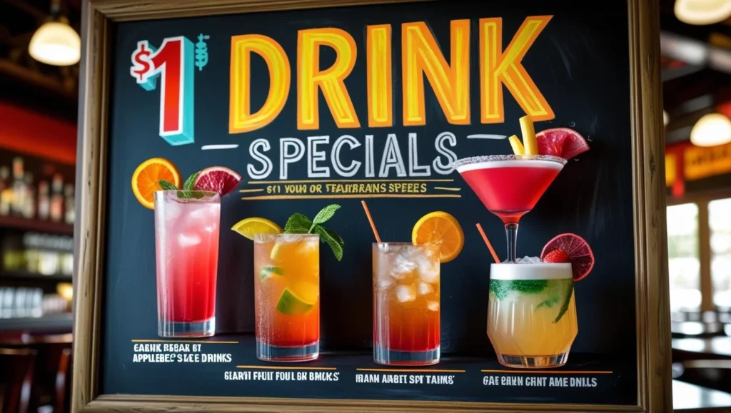 applebee's $1 drinks