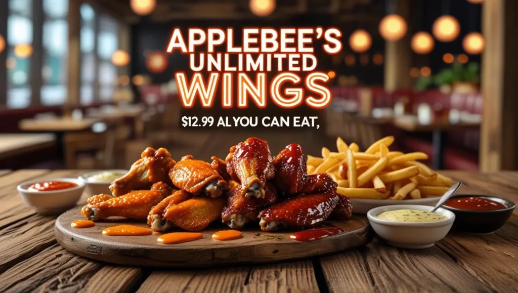 applebees unlimited wings here