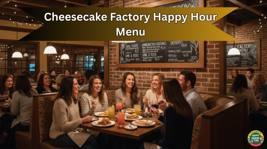 Cheesecake Factory Happy Hour Menu