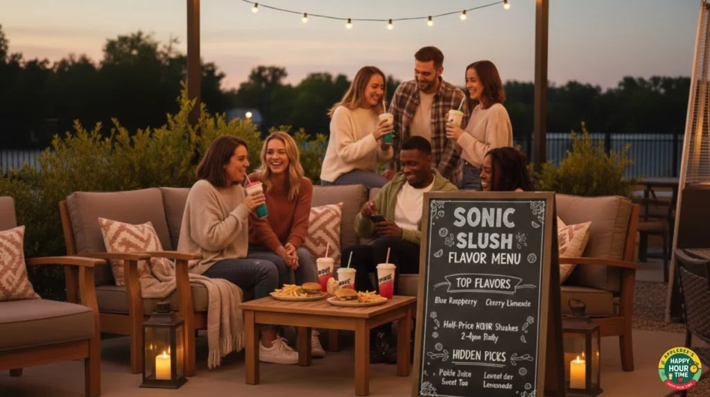 Sonic Slush Flavor Menu